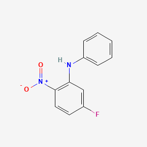 molecular formula C12H9FN2O2 B2517002 5-Fluoro-2-nitro-N-phenylaniline CAS No. 322-68-9