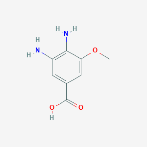 B2517006 3,4-Diamino-5-methoxybenzoic acid CAS No. 2167478-26-2