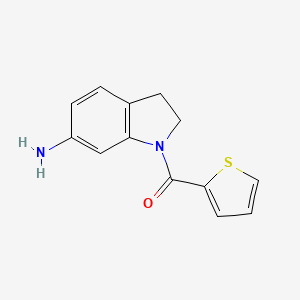 molecular formula C13H12N2OS B2517013 1-(2-Thienylcarbonyl)indolin-6-amine CAS No. 927997-00-0