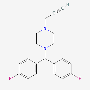 1-[Bis(4-fluorophenyl)methyl]-4-(prop-2-yn-1-yl)piperazine