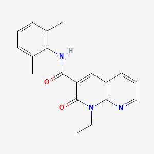 N-(2,6-dimethylphenyl)-1-ethyl-2-oxo-1,2-dihydro-1,8-naphthyridine-3-carboxamide