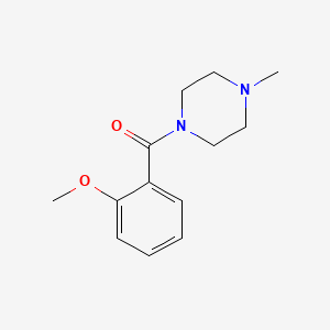 molecular formula C13H18N2O2 B2517072 (2-甲氧基苯基)(4-甲基哌嗪-1-基)甲苯酮 CAS No. 60811-85-0
