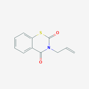 molecular formula C11H9NO2S B2517078 3-烯丙基-2H-1,3-苯并噻嗪-2,4(3H)-二酮 CAS No. 19084-81-2
