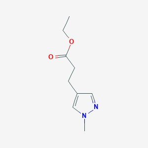 molecular formula C9H14N2O2 B2517138 丙酸3-(1-甲基-1H-吡唑-4-基)乙酯 CAS No. 192661-37-3