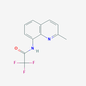 molecular formula C12H9F3N2O B2517161 2,2,2-三氟-N-(2-甲基-8-喹啉基)乙酰胺 CAS No. 444935-89-1