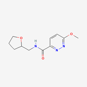 molecular formula C11H15N3O3 B2517294 6-甲氧基-N-((四氢呋喃-2-基)甲基)吡啶-3-甲酰胺 CAS No. 1286710-48-2
