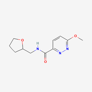 6-methoxy-N-[(oxolan-2-yl)methyl]pyridazine-3-carboxamide