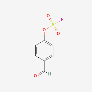 molecular formula C7H5FO4S B2517297 1-Fluorosulfonyloxy-4-formylbenzene CAS No. 1810706-88-7
