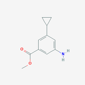 Methyl 3-amino-5-cyclopropylbenzoate