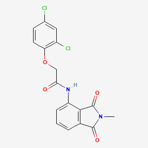 2-(2,4-dichlorophenoxy)-N-(2-methyl-1,3-dioxoisoindolin-4-yl)acetamide