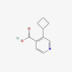 molecular formula C10H11NO2 B2517320 3-Cyclobutylisonicotinic acid CAS No. 1774897-01-6