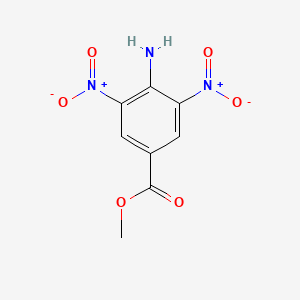 molecular formula C8H7N3O6 B2517326 Methyl 4-amino-3,5-dinitrobenzoate CAS No. 54226-20-9