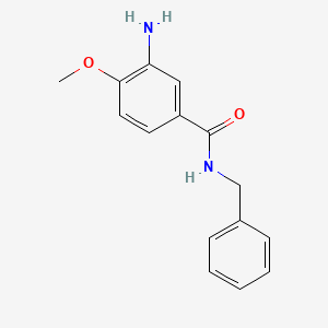 B2517337 3-amino-N-benzyl-4-methoxybenzamide CAS No. 101112-38-3