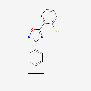 3-(4-tert-butylphenyl)-5-[2-(methylsulfanyl)phenyl]-1,2,4-oxadiazole