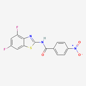N-(4,6-difluoro-1,3-benzothiazol-2-yl)-4-nitrobenzamide