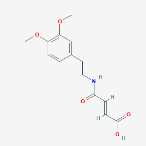 4-{[2-(3,4-Dimethoxyphenyl)ethyl]amino}-4-oxo-2-butenoic acid