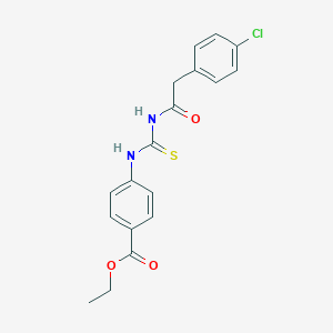 Ethyl 4-({[(4-chlorophenyl)acetyl]carbamothioyl}amino)benzoate