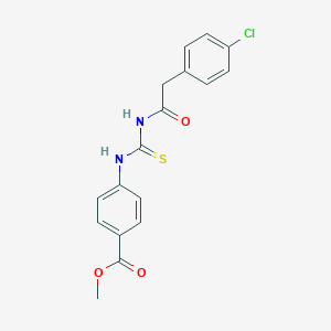 Methyl 4-({[(4-chlorophenyl)acetyl]carbamothioyl}amino)benzoate