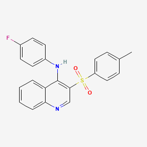 N-(4-fluorophenyl)-3-tosylquinolin-4-amine