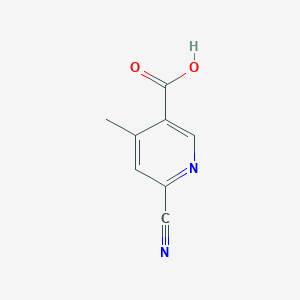 6-Cyano-4-methylpyridine-3-carboxylic acid