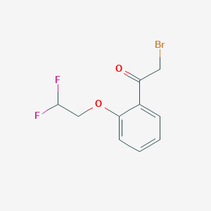 B2517522 2-(2,2-Difluoroethoxy)phenacyl bromide CAS No. 1823567-21-0