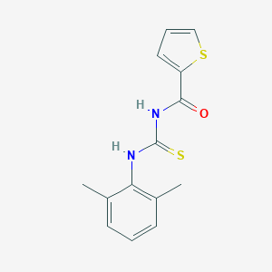 molecular formula C14H14N2OS2 B251754 N-[(2,6-dimethylphenyl)carbamothioyl]thiophene-2-carboxamide 
