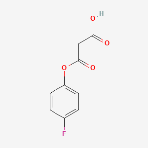 molecular formula C9H7FO4 B2517557 3-(4-Fluorophenoxy)-3-oxopropanoic acid CAS No. 1994-31-6