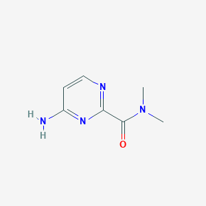 4-amino-N,N-dimethylpyrimidine-2-carboxamide