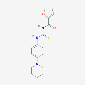 molecular formula C17H19N3O2S B251763 1-(Furan-2-carbonyl)-3-(4-piperidin-1-yl-phenyl)-thiourea 