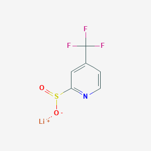 molecular formula C6H3F3LiNO2S B2517639 Lithium 4-(trifluoromethyl)pyridine-2-sulfinate CAS No. 2243507-15-3