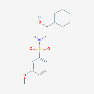 N-(2-cyclohexyl-2-hydroxyethyl)-3-methoxybenzenesulfonamide