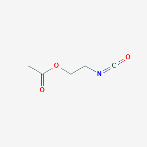 molecular formula C5H7NO3 B2517693 2-Isocyanatoethyl acetate CAS No. 14568-37-7