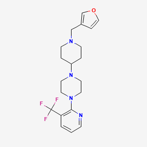 1-(1-(Furan-3-ylmethyl)piperidin-4-yl)-4-(3-(trifluoromethyl)pyridin-2-yl)piperazine