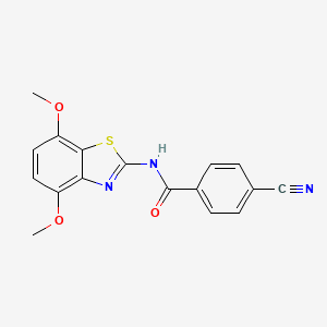 4-cyano-N-(4,7-dimethoxybenzo[d]thiazol-2-yl)benzamide