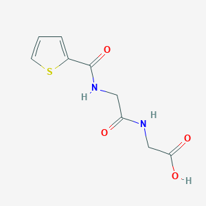 molecular formula C9H10N2O4S B2517797 N-(thiophen-2-ylcarbonyl)glycylglycine CAS No. 314027-50-4