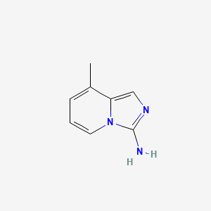 molecular formula C8H9N3 B2517809 8-Methylimidazo[1,5-a]pyridin-3-amine CAS No. 1005514-79-3