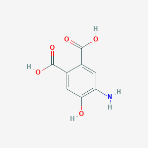 molecular formula C8H7NO5 B2517812 4-Amino-5-hydroxyphthalic acid CAS No. 2384497-19-0
