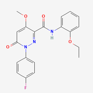 N-(2-ethoxyphenyl)-1-(4-fluorophenyl)-4-methoxy-6-oxopyridazine-3-carboxamide