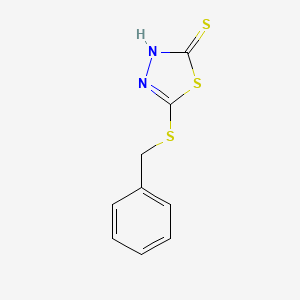 molecular formula C9H8N2S3 B2517827 5-(Benzylthio)-1,3,4-thiadiazole-2-thiol CAS No. 4858-36-0