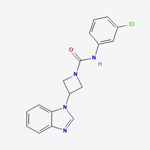 3-(Benzimidazol-1-yl)-N-(3-chlorophenyl)azetidine-1-carboxamide