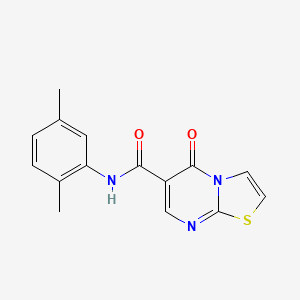 molecular formula C15H13N3O2S B2517836 N-(2,5-二甲基苯基)-5-氧代-5H-噻唑并[3,2-a]嘧啶-6-甲酰胺 CAS No. 851944-33-7