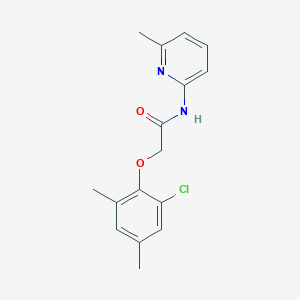 2-(2-chloro-4,6-dimethylphenoxy)-N-(6-methylpyridin-2-yl)acetamide