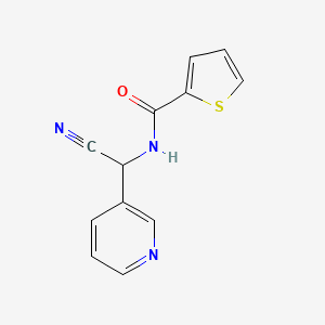 N-[cyano(pyridin-3-yl)methyl]thiophene-2-carboxamide