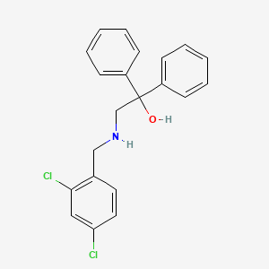 2-[(2,4-Dichlorobenzyl)amino]-1,1-diphenyl-1-ethanol