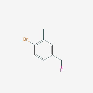 molecular formula C8H8BrF B2517908 1-Bromo-4-(fluoromethyl)-2-methylbenzene CAS No. 2244085-01-4