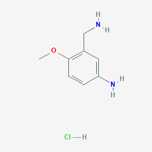3-(Aminomethyl)-4-methoxyaniline hydrochloride