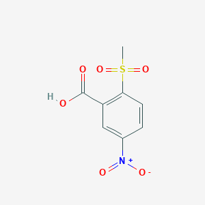 molecular formula C8H7NO6S B2517956 2-(甲基磺酰基)-5-硝基苯甲酸 CAS No. 1549014-66-5