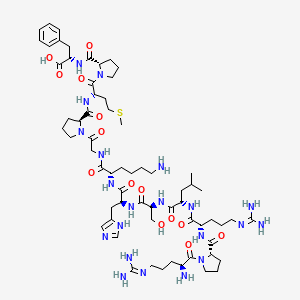 molecular formula C64H103N21O14S B2517979 Apelin-12 (human, bovine, mouse, rat) CAS No. 229961-08-4