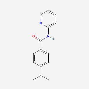 molecular formula C15H16N2O B2517995 4-propan-2-yl-N-pyridin-2-ylbenzamide CAS No. 543706-26-9