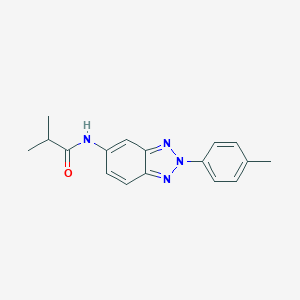 2-methyl-N-[2-(4-methylphenyl)-2H-benzotriazol-5-yl]propanamide